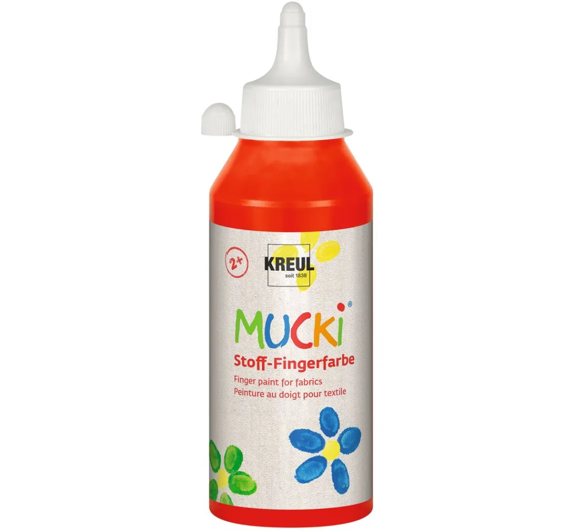 Hot Kreul Kinder MUCKI Stoff-Fingerfarbe, 250 ml
