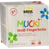 Discount Kreul Kinder MUCKI Stoff-Fingerfarbe, 4er-Set