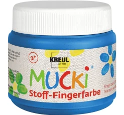 Discount Kreul Kinder MUCKI Stoff-Fingerfarbe, 4er-Set