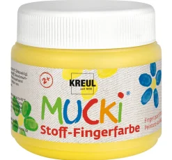 Discount Kreul Kinder MUCKI Stoff-Fingerfarbe, 4er-Set
