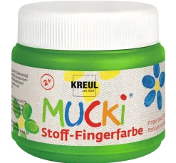 Discount Kreul Kinder MUCKI Stoff-Fingerfarbe, 4er-Set
