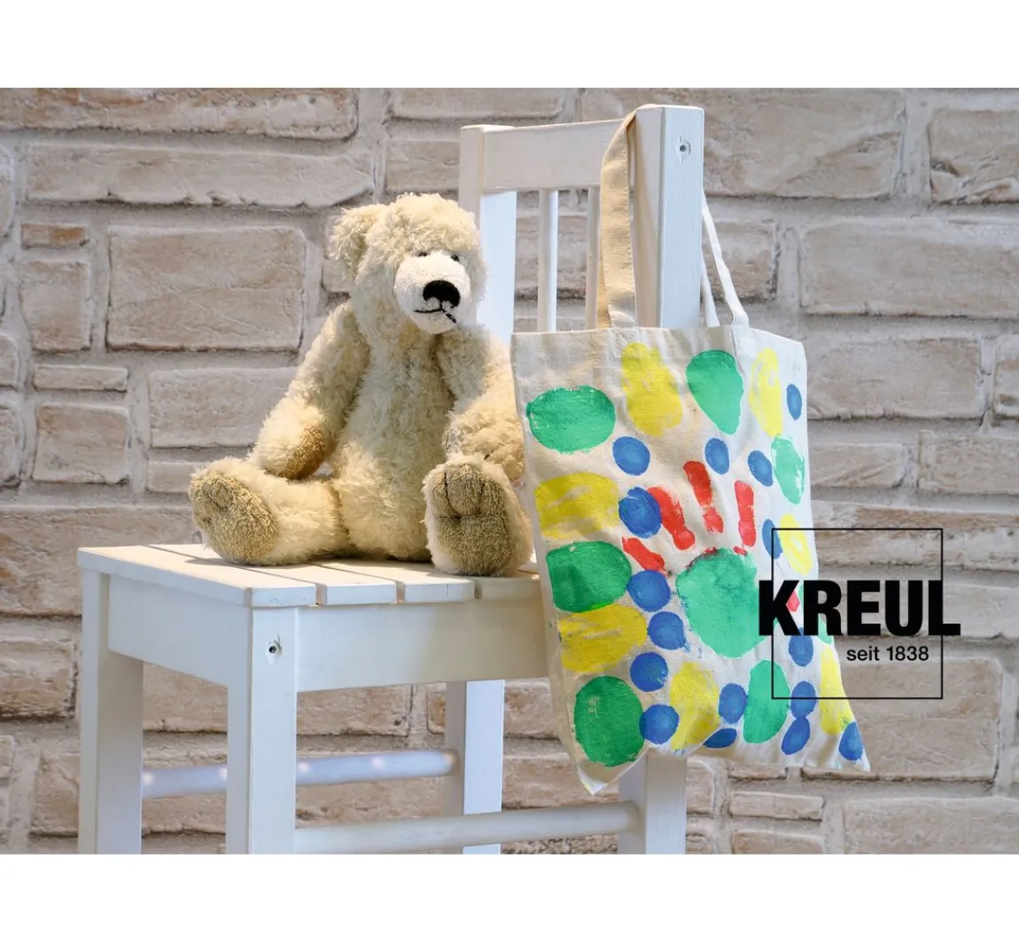 Discount Kreul Kinder MUCKI Stoff-Fingerfarbe, 4er-Set