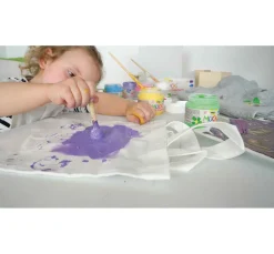 Kreul Kinder MUCKI Stoff-Fingerfarbe, 6er-Set