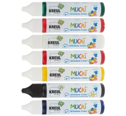 Discount Kreul Kinder MUCKI Window Color Set Kleine Tierwelt, 7er Set