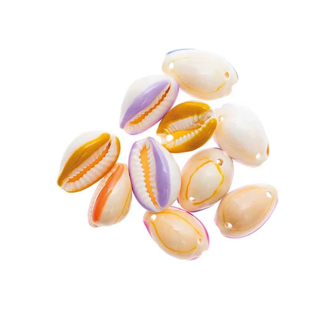 Discount Rico Design Muschelperlen mit 2 Bohrungen