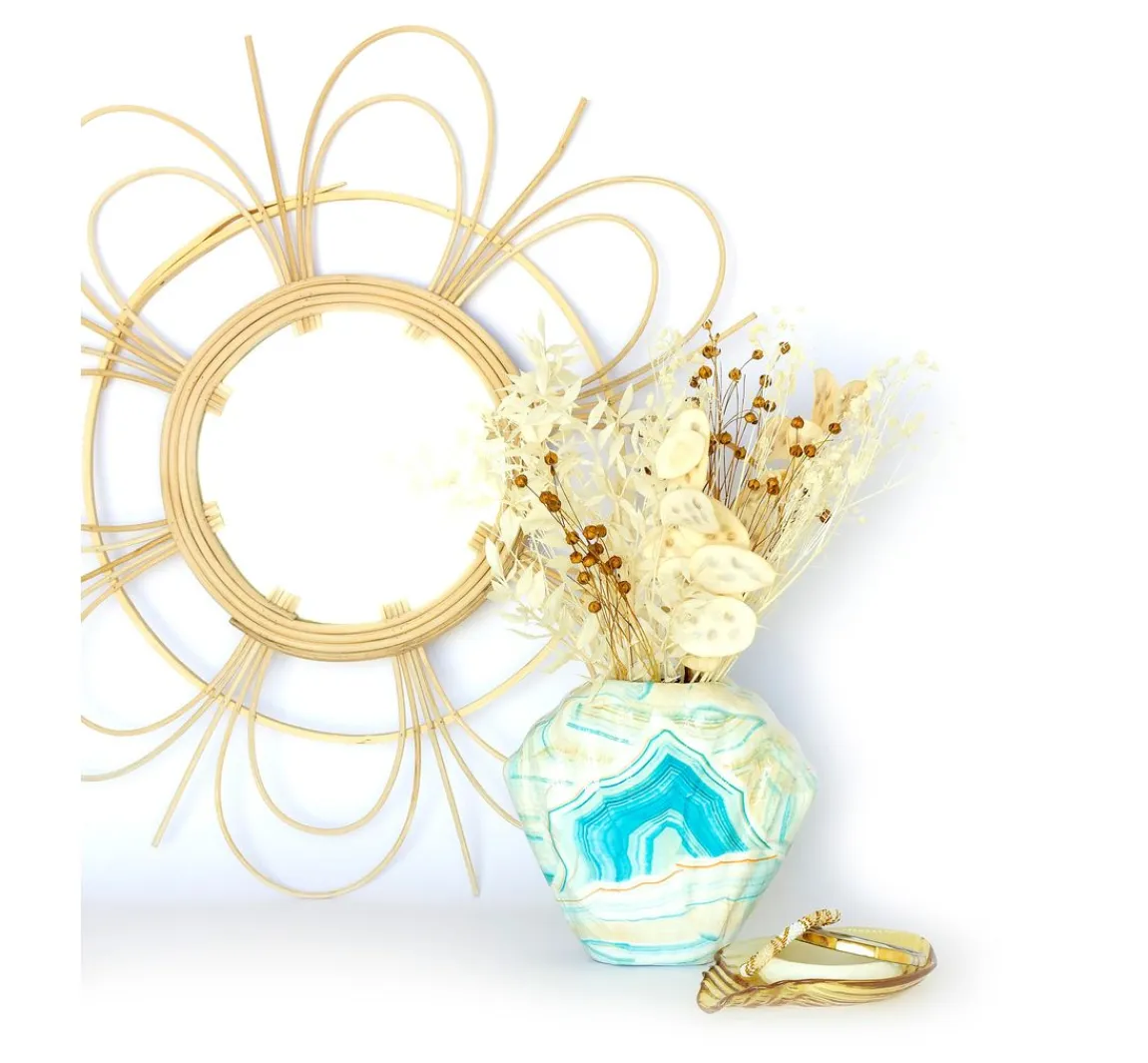 Discount décopatch Muschelvase, Pappmaché, wasserdicht