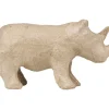 Online décopatch Nashorn, Pappmaché