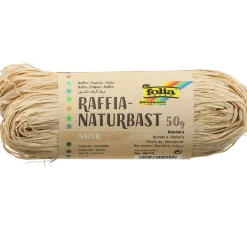 Clearance folia Naturbast, naturfarben