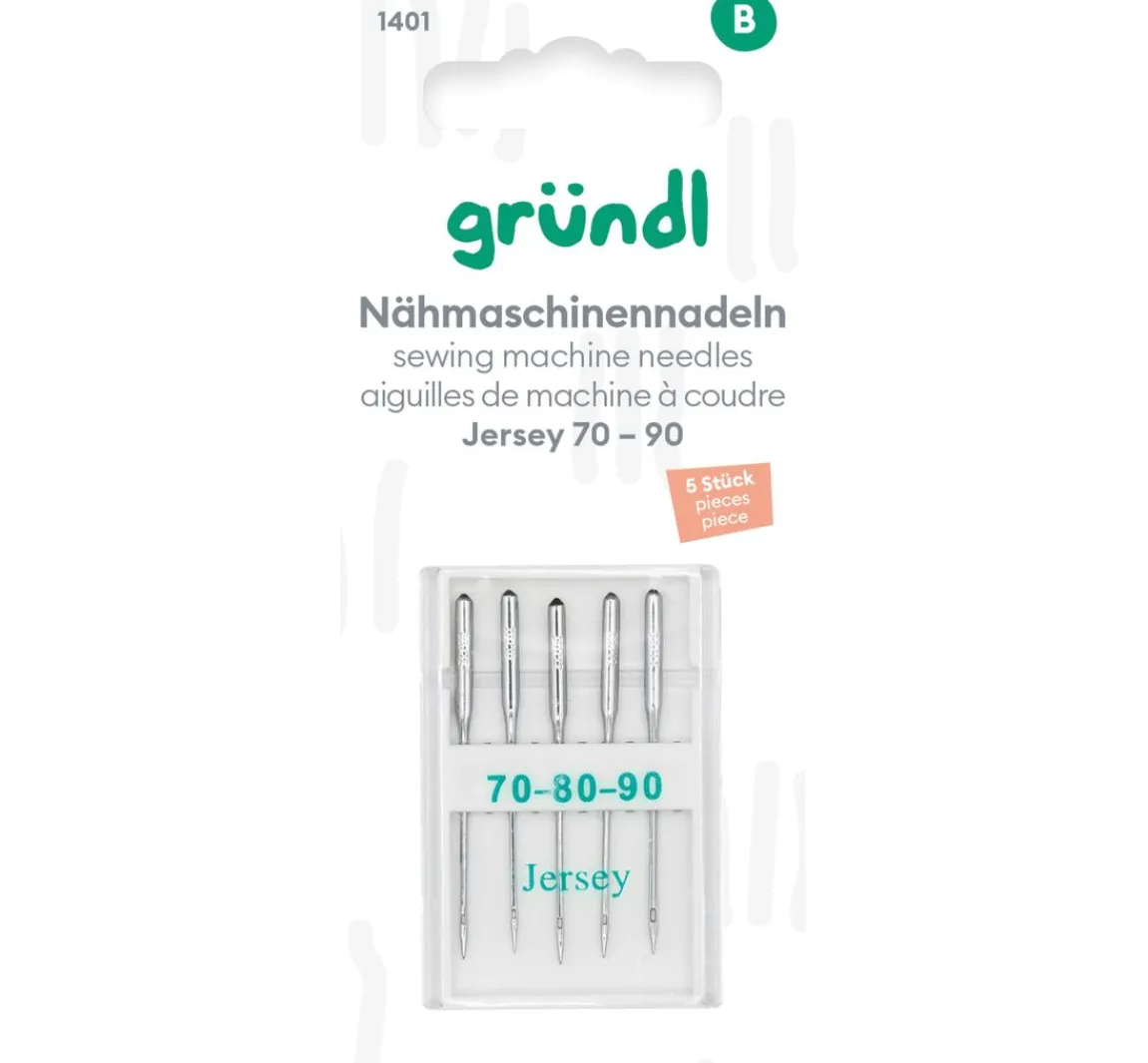 Best gründl Nähmaschinennadeln Jersey, No. 70 - 90