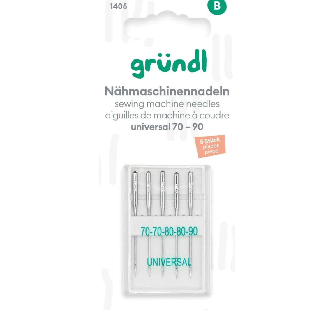 Clearance gründl Nähmaschinennadeln Universal, No. 70 - 90