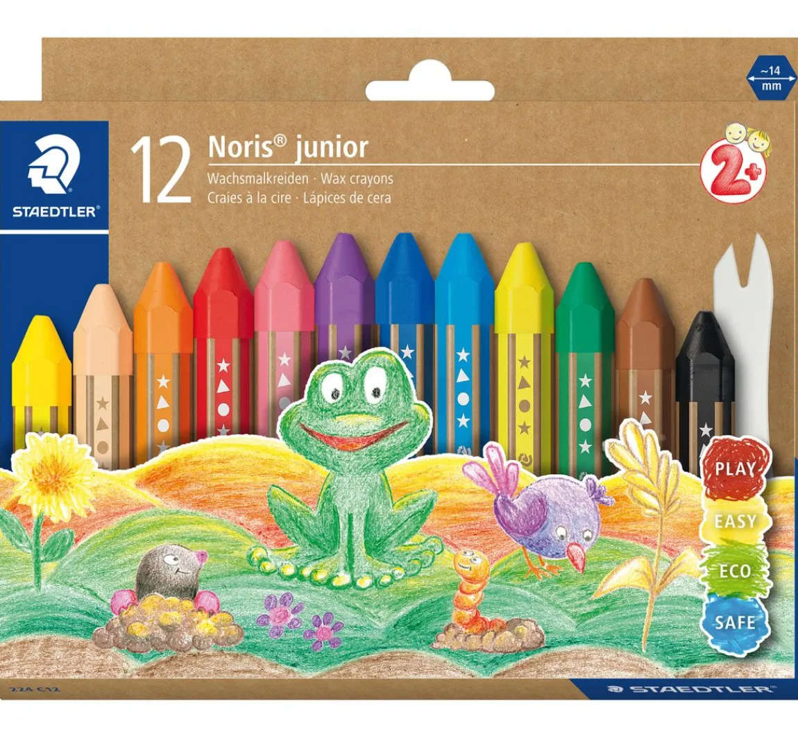 New STAEDTLER Noris junior Wachsmalkreide