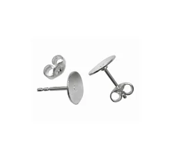 Outlet VBS Ohrstecker, 5 Paar, versilbert