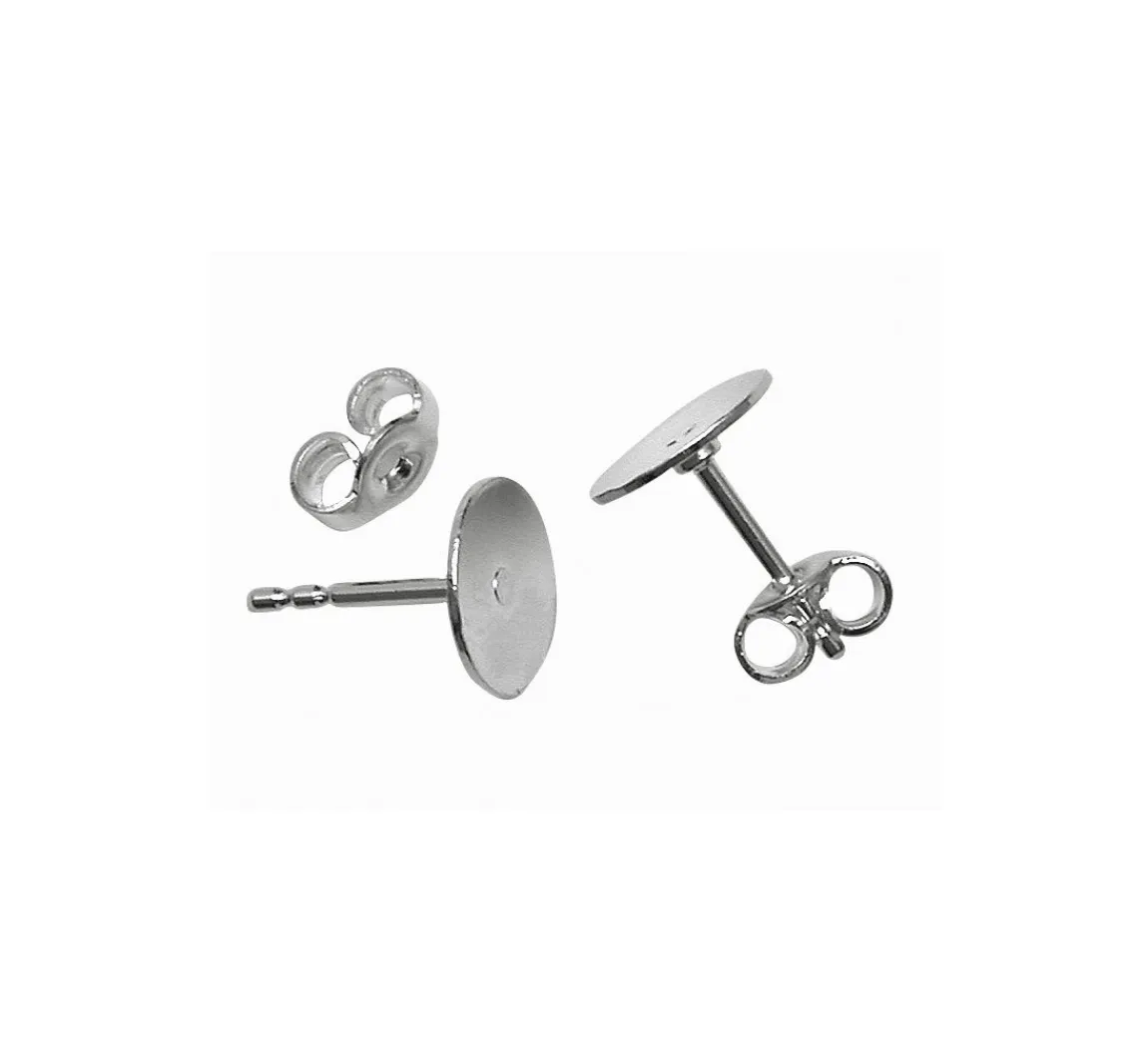 Outlet VBS Ohrstecker, 5 Paar, versilbert