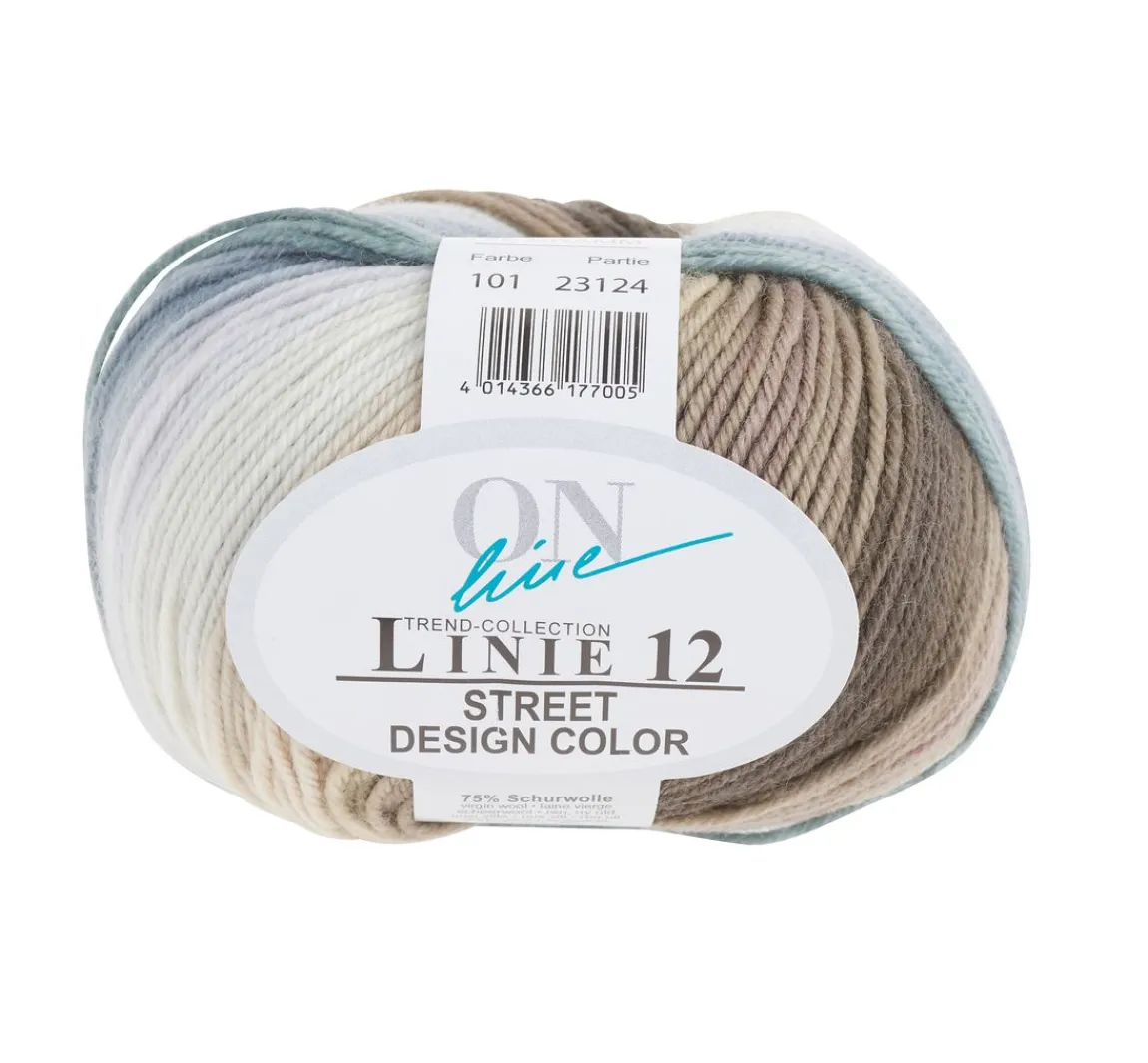 Discount ONline Wolle Street Design Color, Linie 12