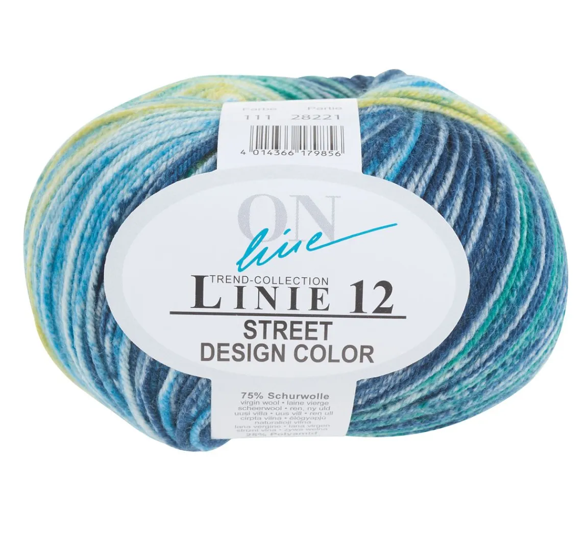 Discount ONline Wolle Street Design Color, Linie 12