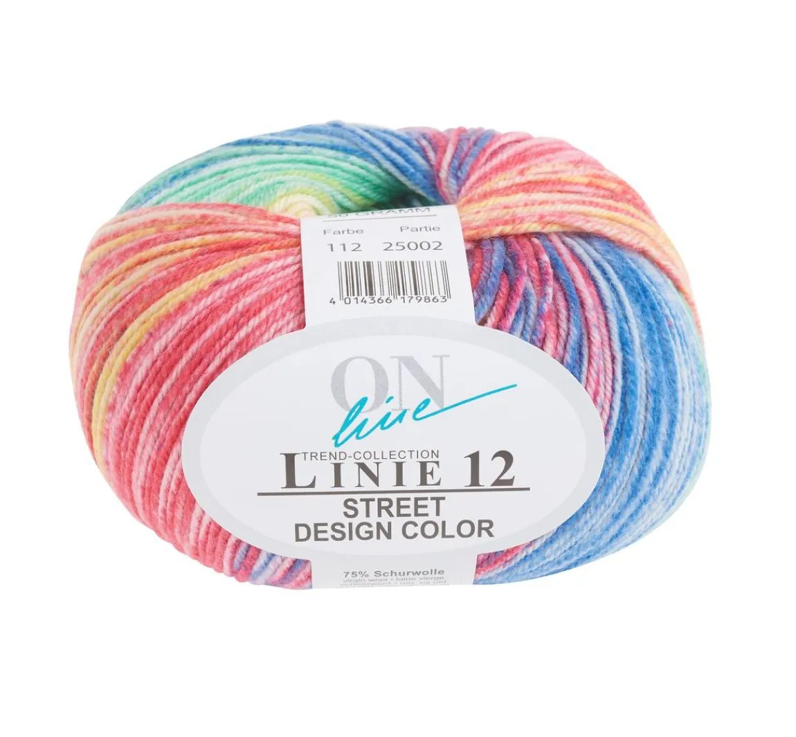 Discount ONline Wolle Street Design Color, Linie 12