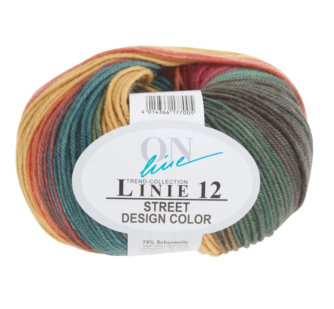 Discount ONline Wolle Street Design Color, Linie 12