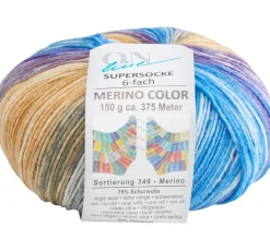 New ONline Wolle Supersocke Merino-Color, Sortierung 349