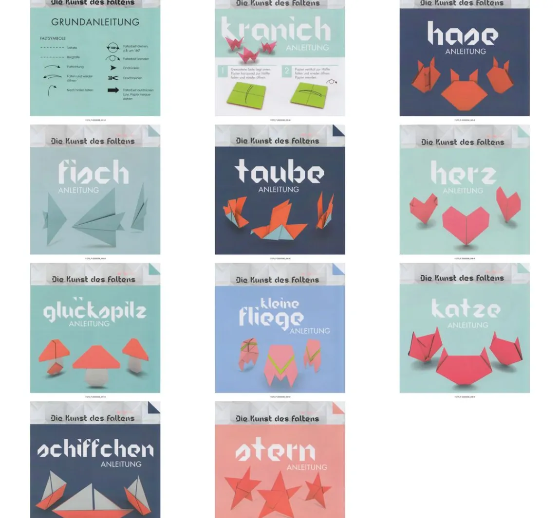 Discount Topp Origami Faltblätter "Floral" mit Designdose