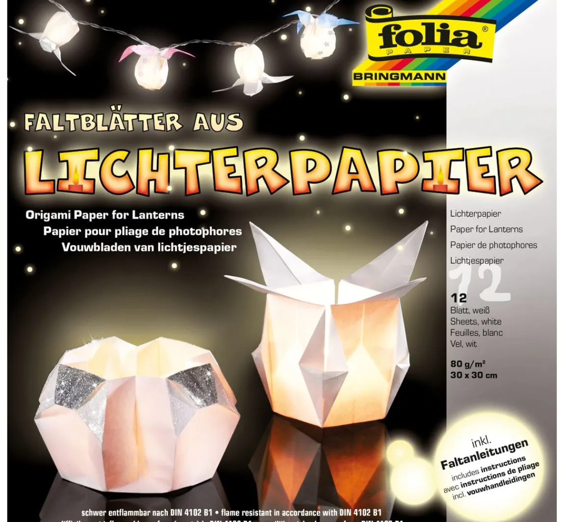 Hot folia Origami Lichterpapier
