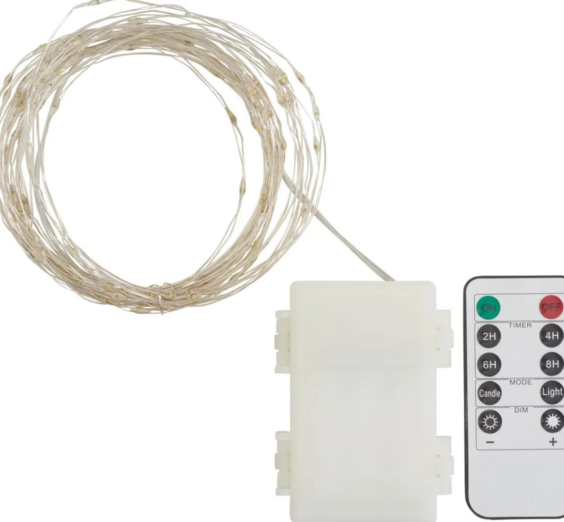 Clearance ohne Marke Outdoor Micro-LED-Lichterkette, mit Fernbedienung, 100 LEDs