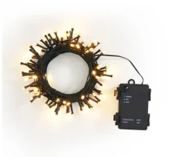 Clearance ohne Marke Outdoor Mini-LED-Lichterkette, 10 m, Grün, 100 LEDs