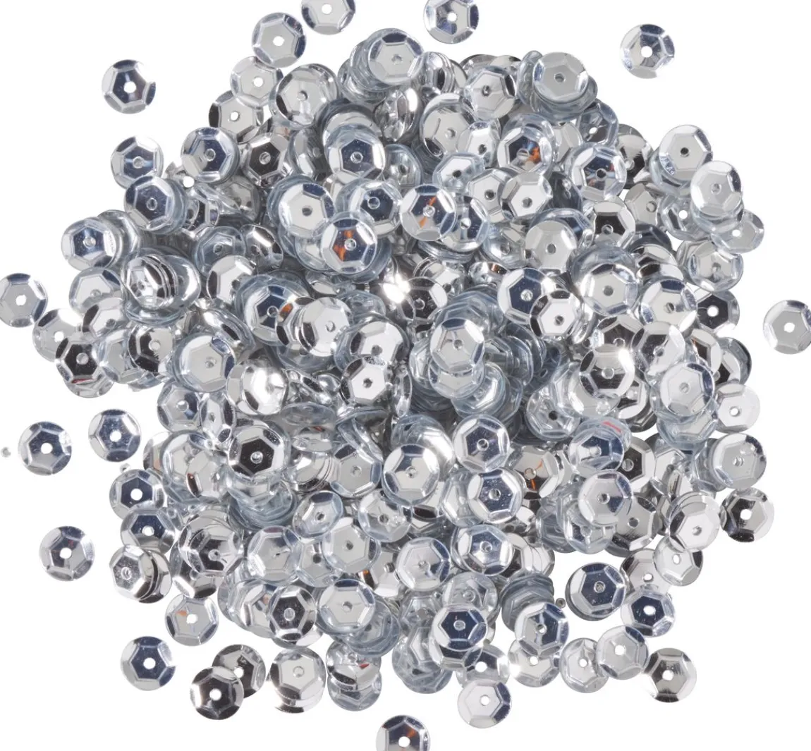 Meyco Pailletten gewölbt, Metallic