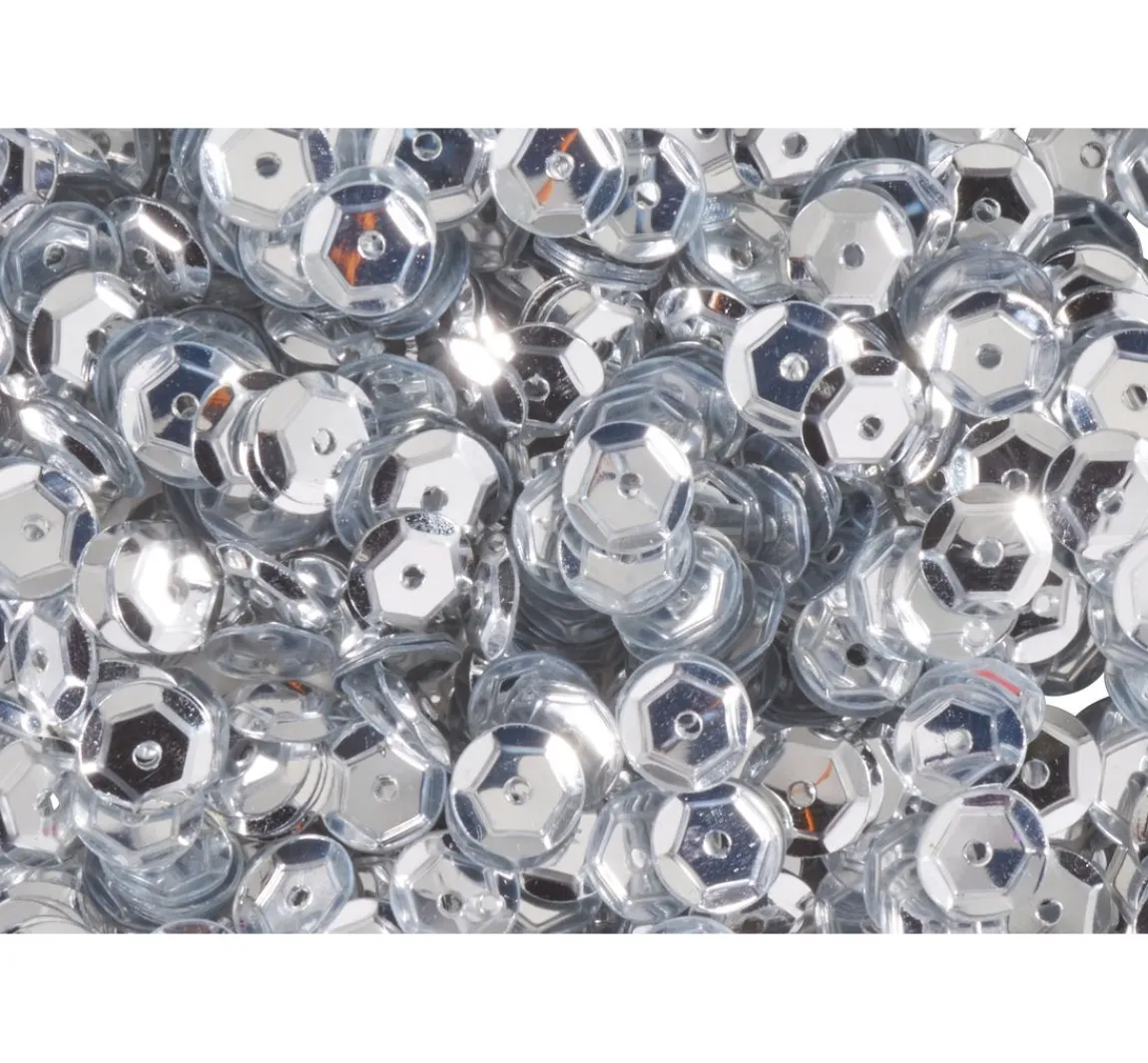 Meyco Pailletten gewölbt, Metallic