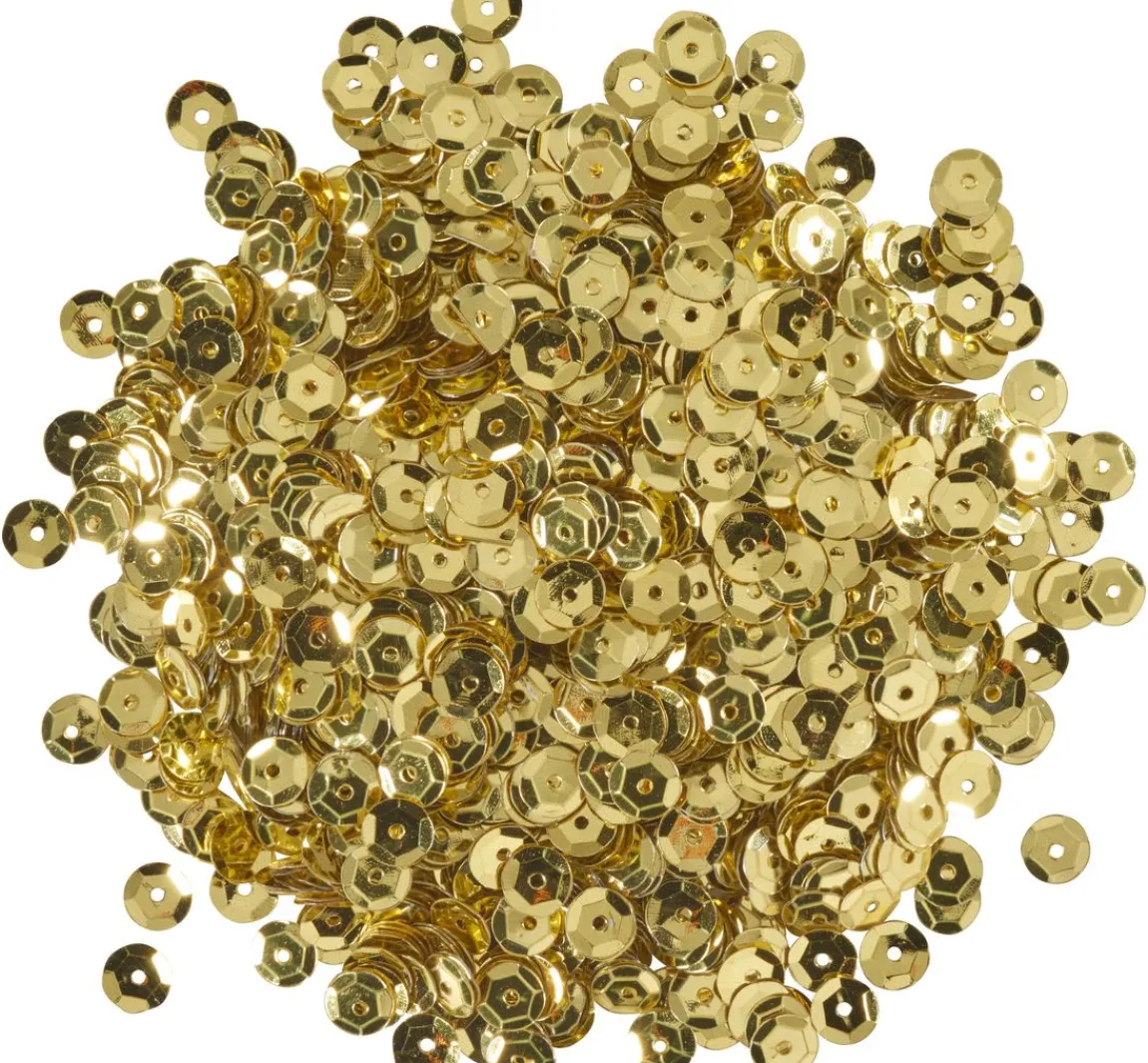 Meyco Pailletten gewölbt, Metallic