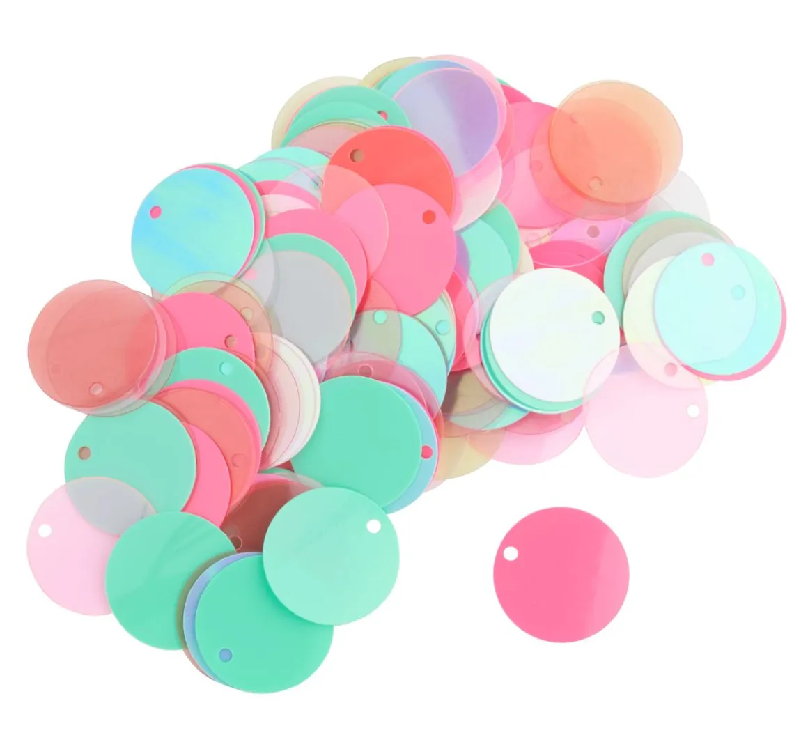 Clearance Rico Design Pailletten Rund-Mix, Multicolor