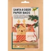 Best folia Paper Bag Set "Santa & Deer"