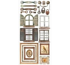 Stamperia Paper Cut-Outs "Golden Harmony"