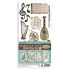 New Stamperia Paper Cut-Outs "Music"