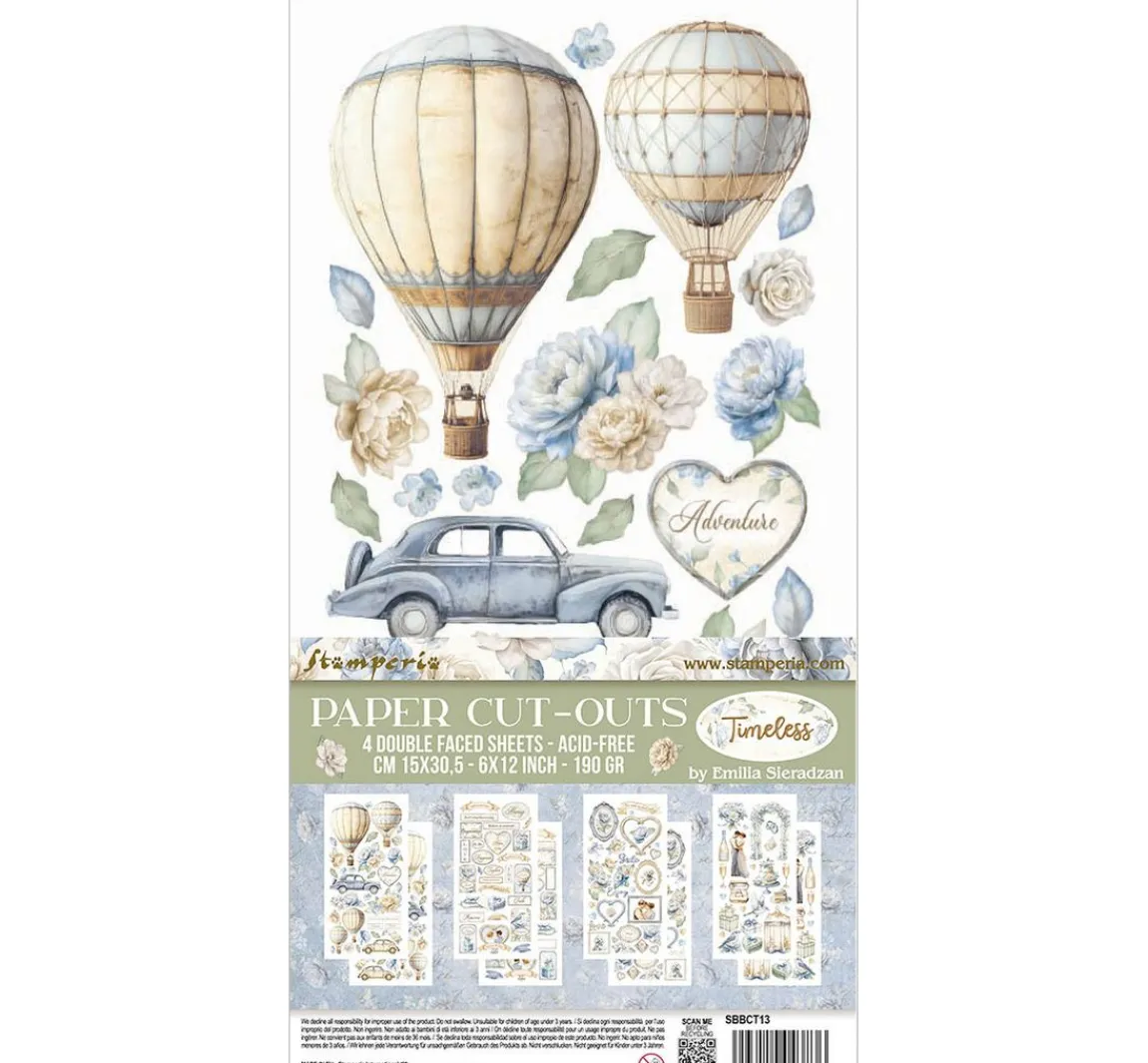 New Stamperia Paper Cut-Outs "Timeless"