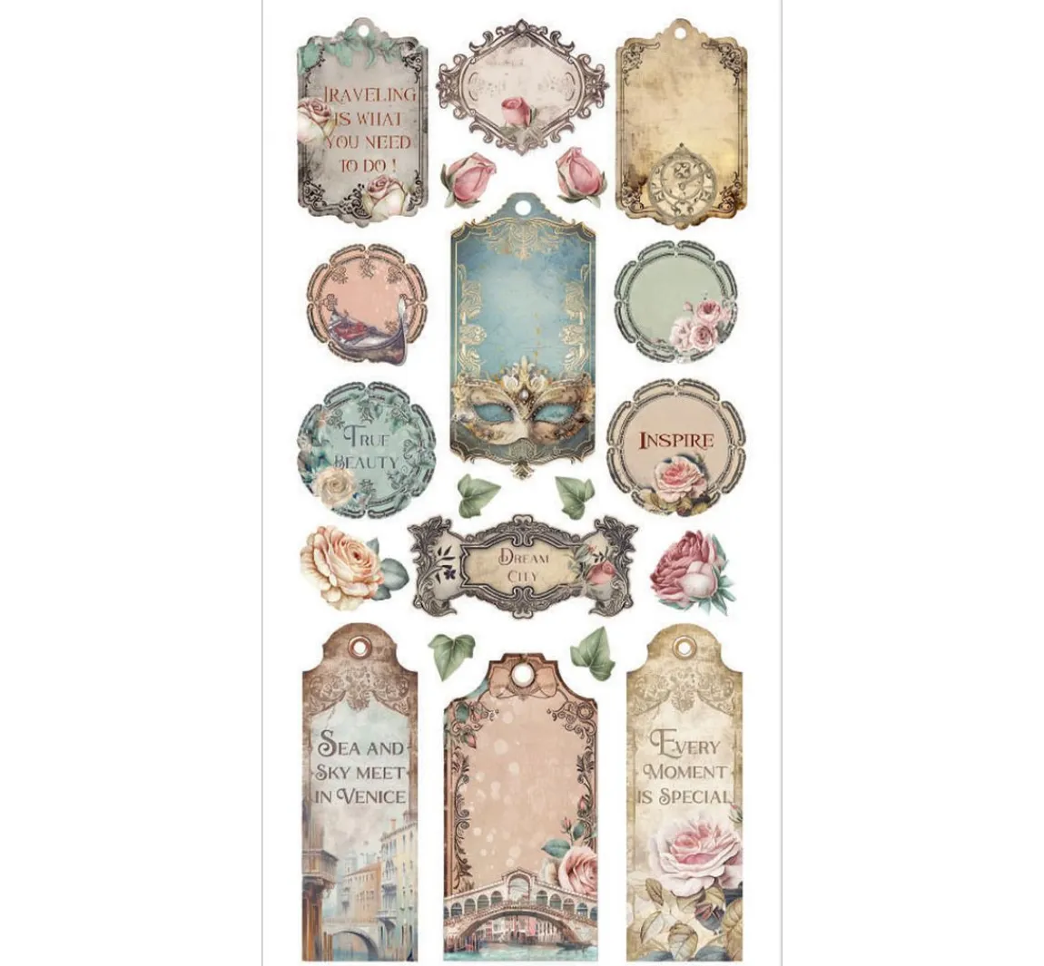 Outlet Stamperia Paper Cut-Outs "Venice"