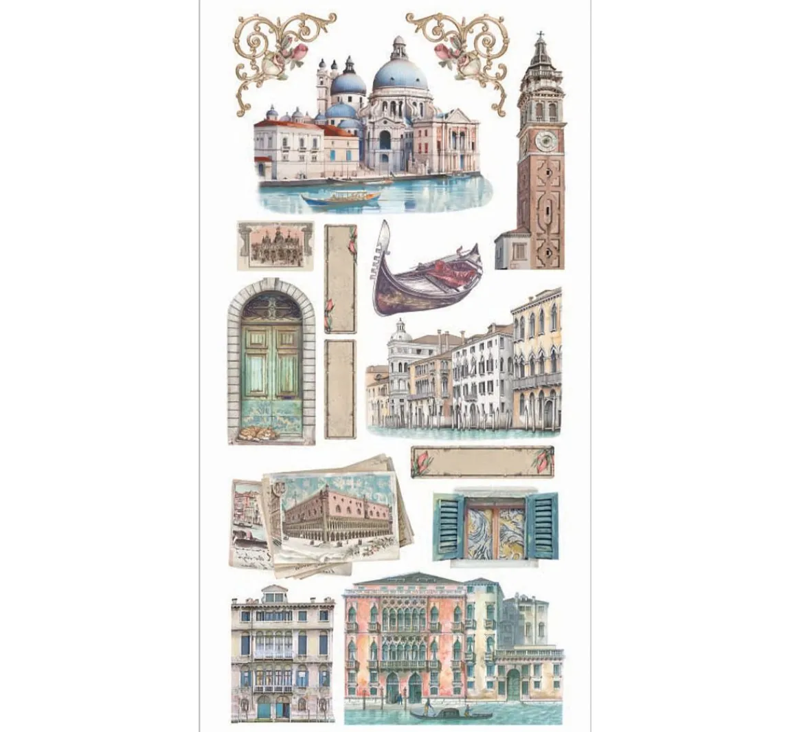 Outlet Stamperia Paper Cut-Outs "Venice"