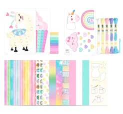 Outlet URSUS Papier-Bastelset "Cute Rainbow"