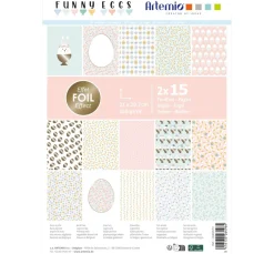 Hot Artemio Papier-Block "Funny Eggs"