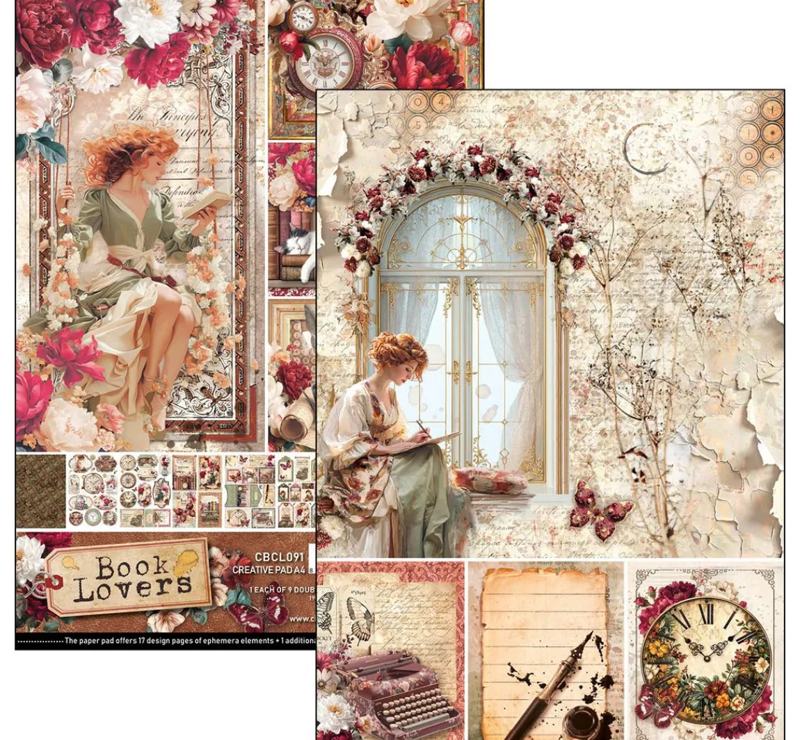 Clearance Ciao Bella Papier-Set "Book Lovers"