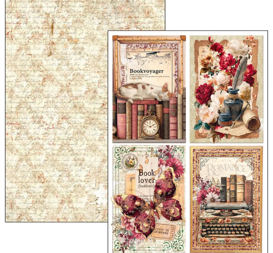 Clearance Ciao Bella Papier-Set "Book Lovers"