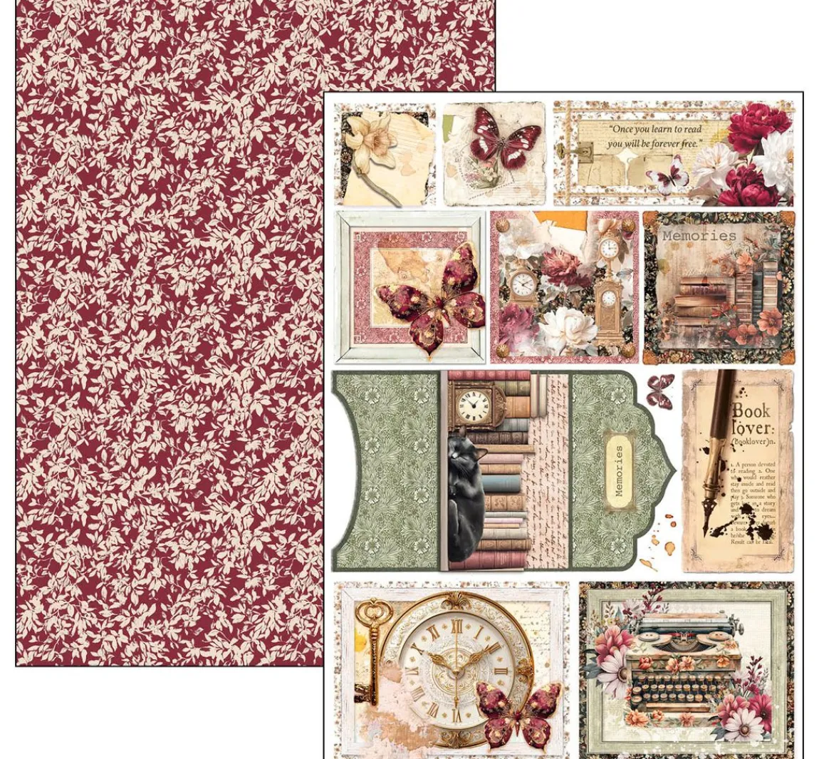 Clearance Ciao Bella Papier-Set "Book Lovers"