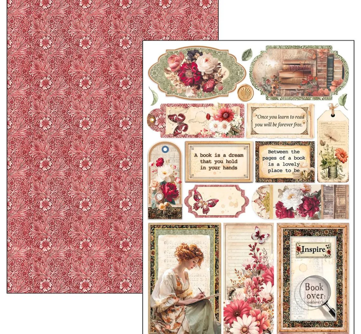 Clearance Ciao Bella Papier-Set "Book Lovers"