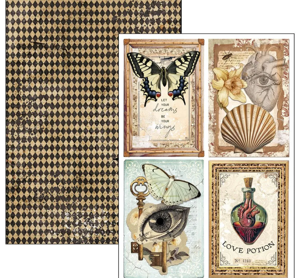 Clearance Ciao Bella Papier-Set "Cabinet of Curiosities"