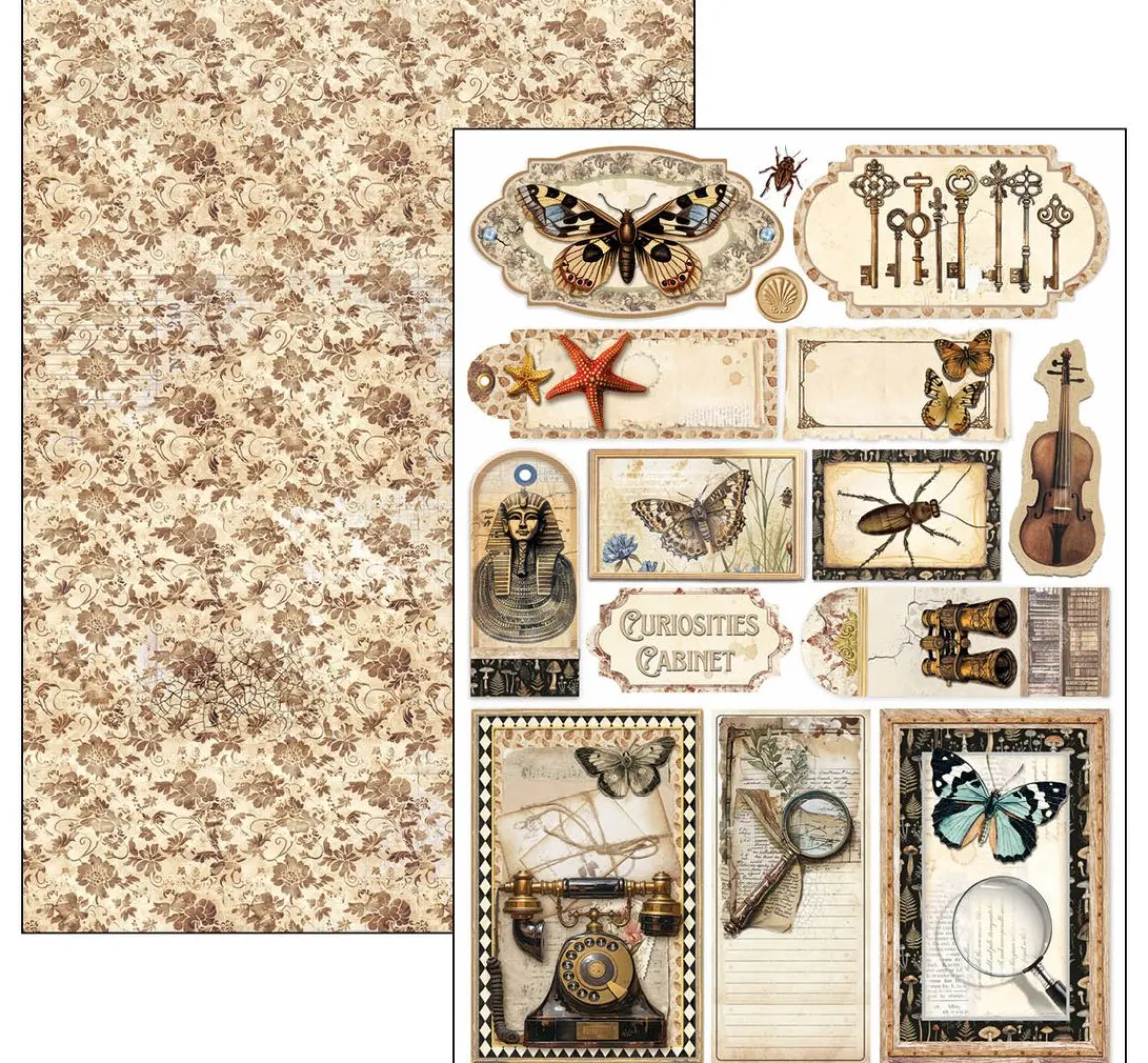 Clearance Ciao Bella Papier-Set "Cabinet of Curiosities"