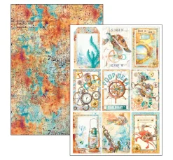 Online Ciao Bella Papier-Set "Coral Reef"