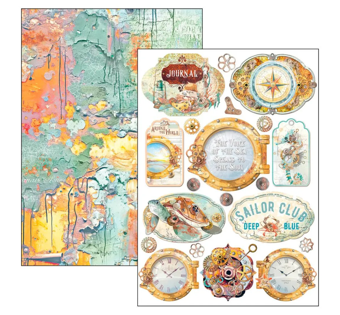 Online Ciao Bella Papier-Set "Coral Reef"