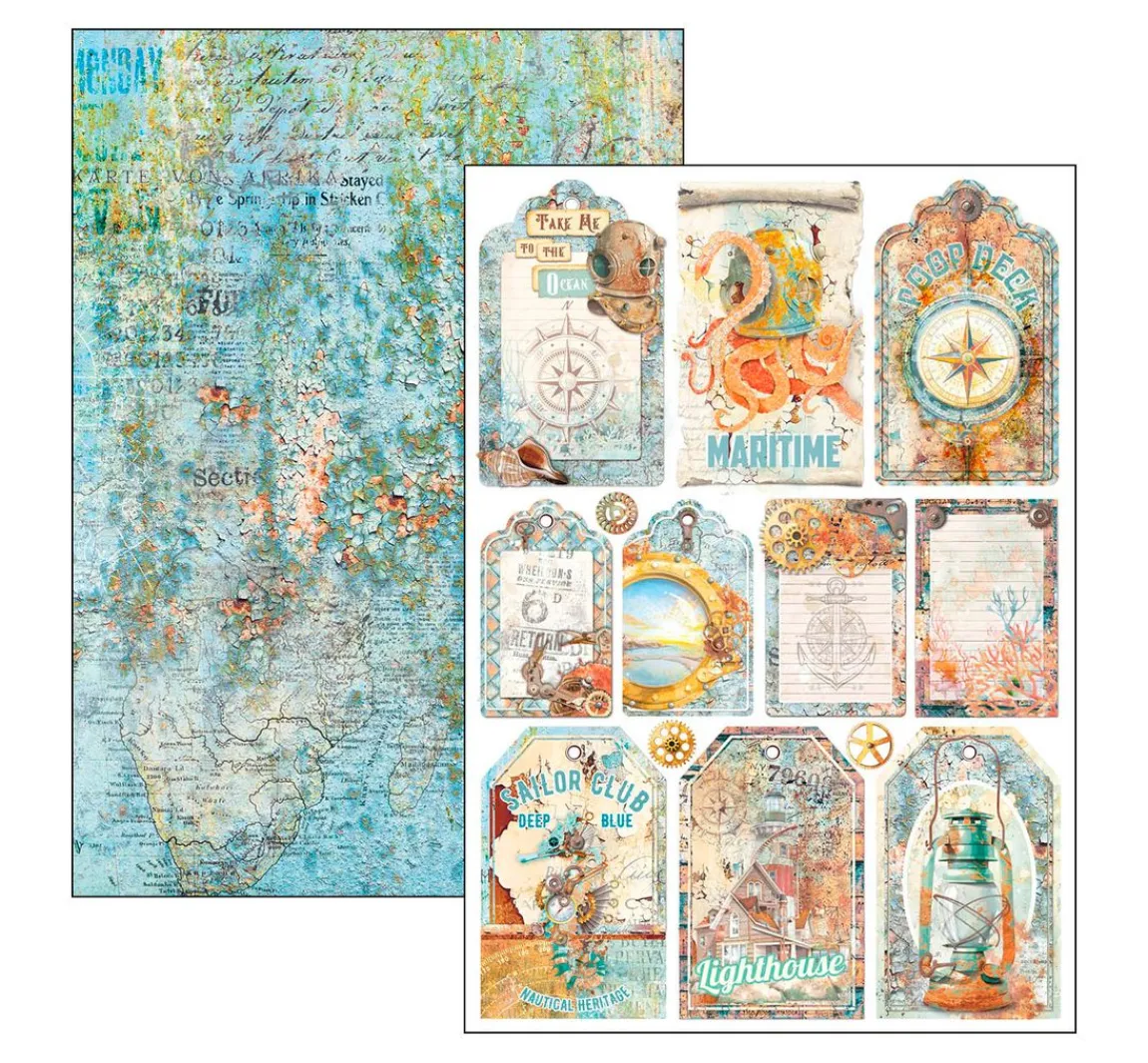Online Ciao Bella Papier-Set "Coral Reef"