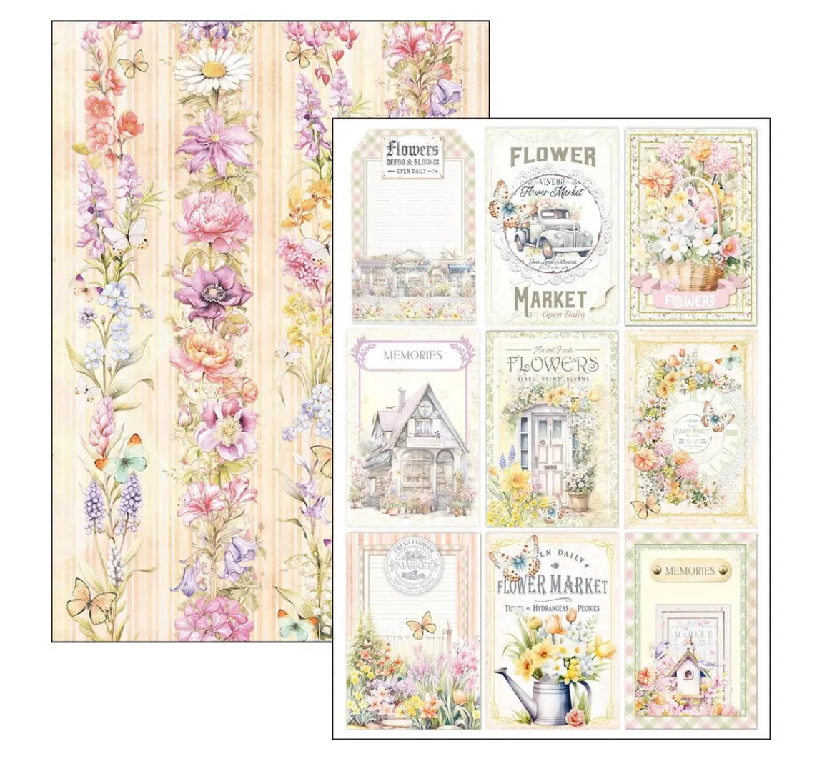 Outlet Ciao Bella Papier-Set "Flower Shop"
