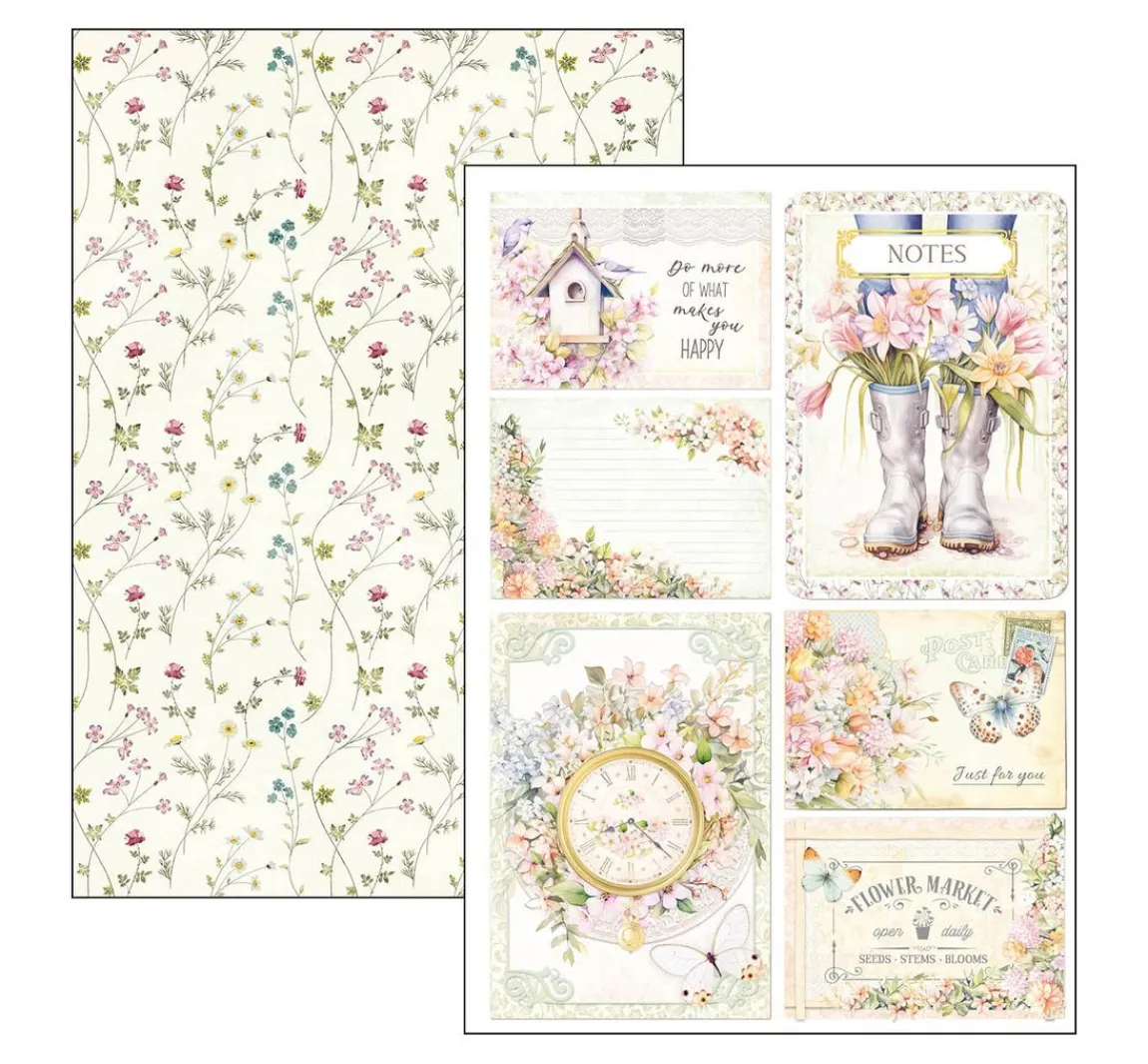 Outlet Ciao Bella Papier-Set "Flower Shop"