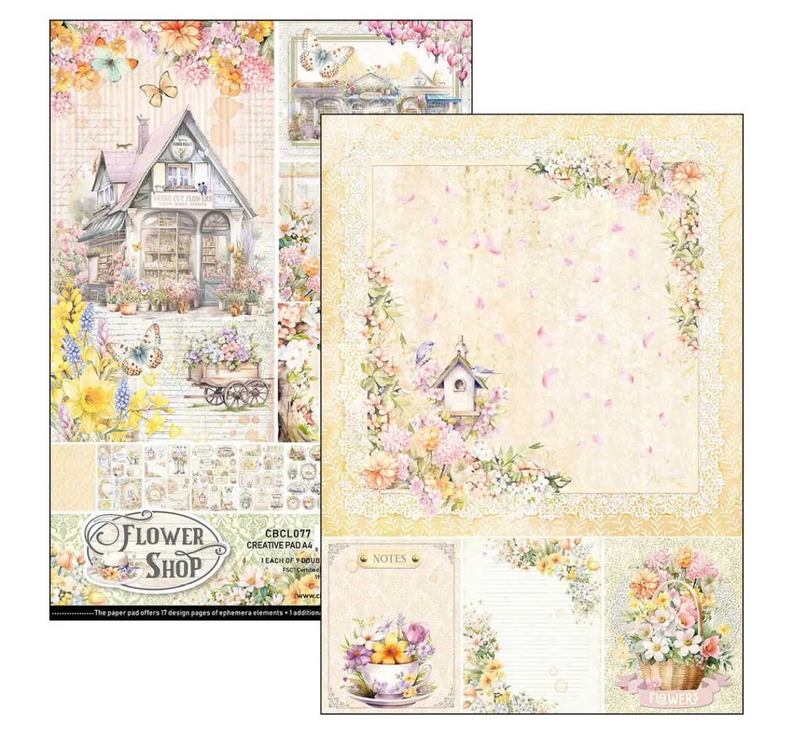 Outlet Ciao Bella Papier-Set "Flower Shop"